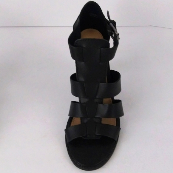 Report Rebecka black chunky heels women's size 8.5 - Picture 4 of 8